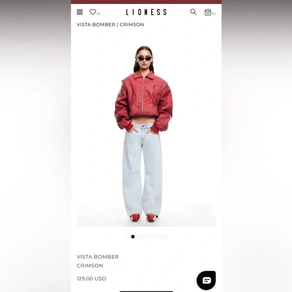 Lioness Vista Bomber in Crimson